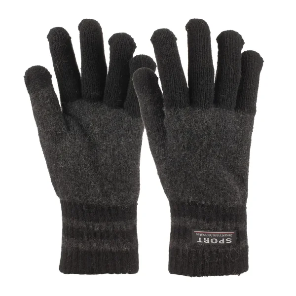 K25980-02-001Erkek Dokunmatik Tek Kat Eldiven 6'lı Antrasit