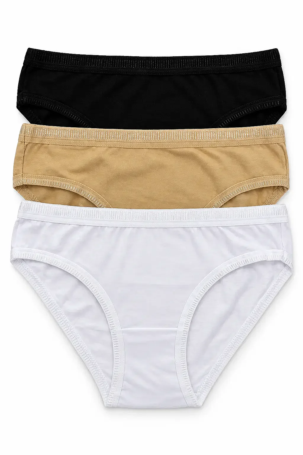 K669 Gümüş Kadın Bikini 12'li Karışık - 1
