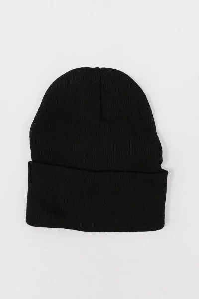 Katlamalı Düz Bere 10'lu Siyah