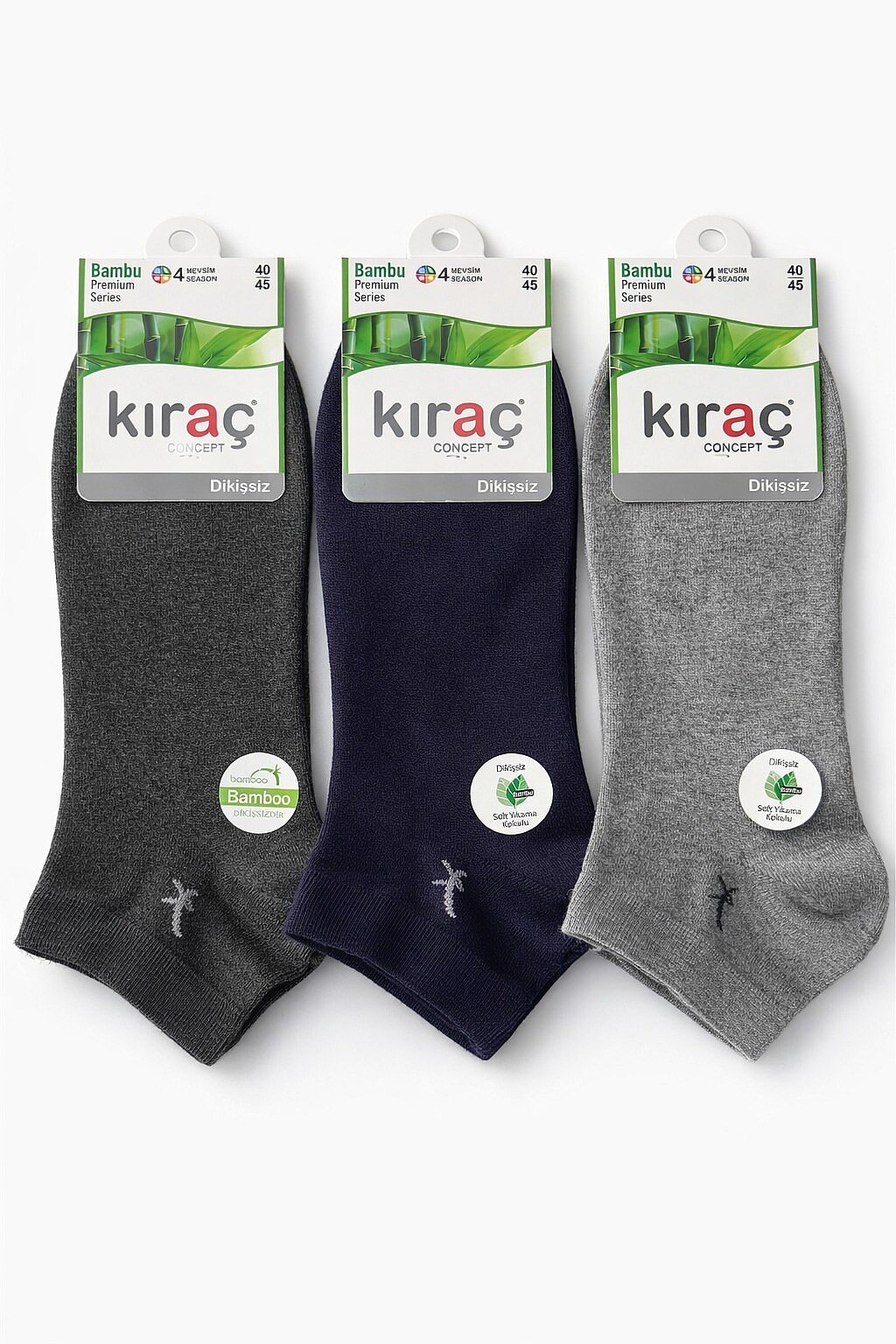 Kıraç Erkek Bambu Patik 12li - 1