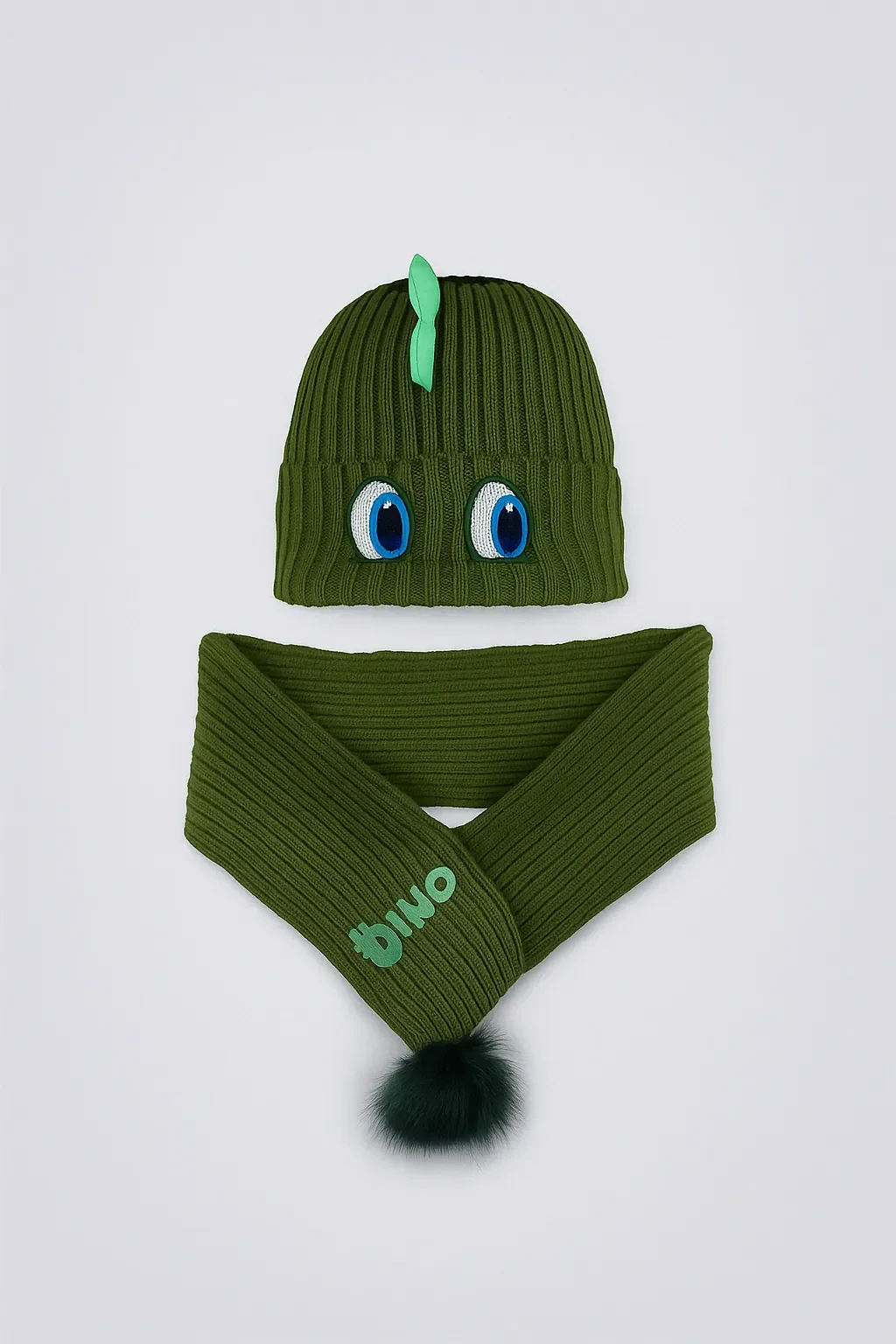 Kitti 4-8 Yaş Çocuk İkili Takım Haki - 1