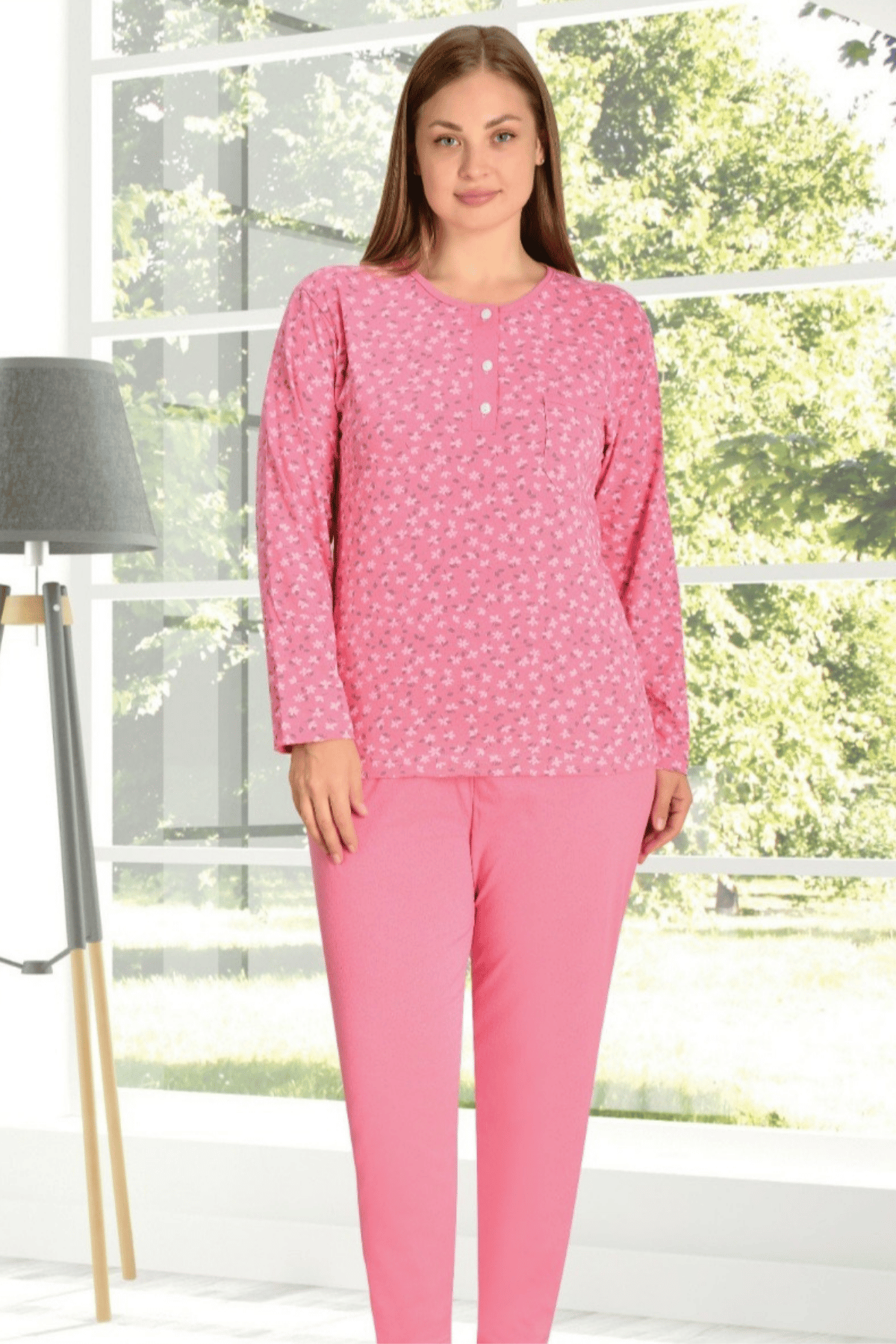 Melika Kadın Penye Pijama Takımı Tekli - 2
