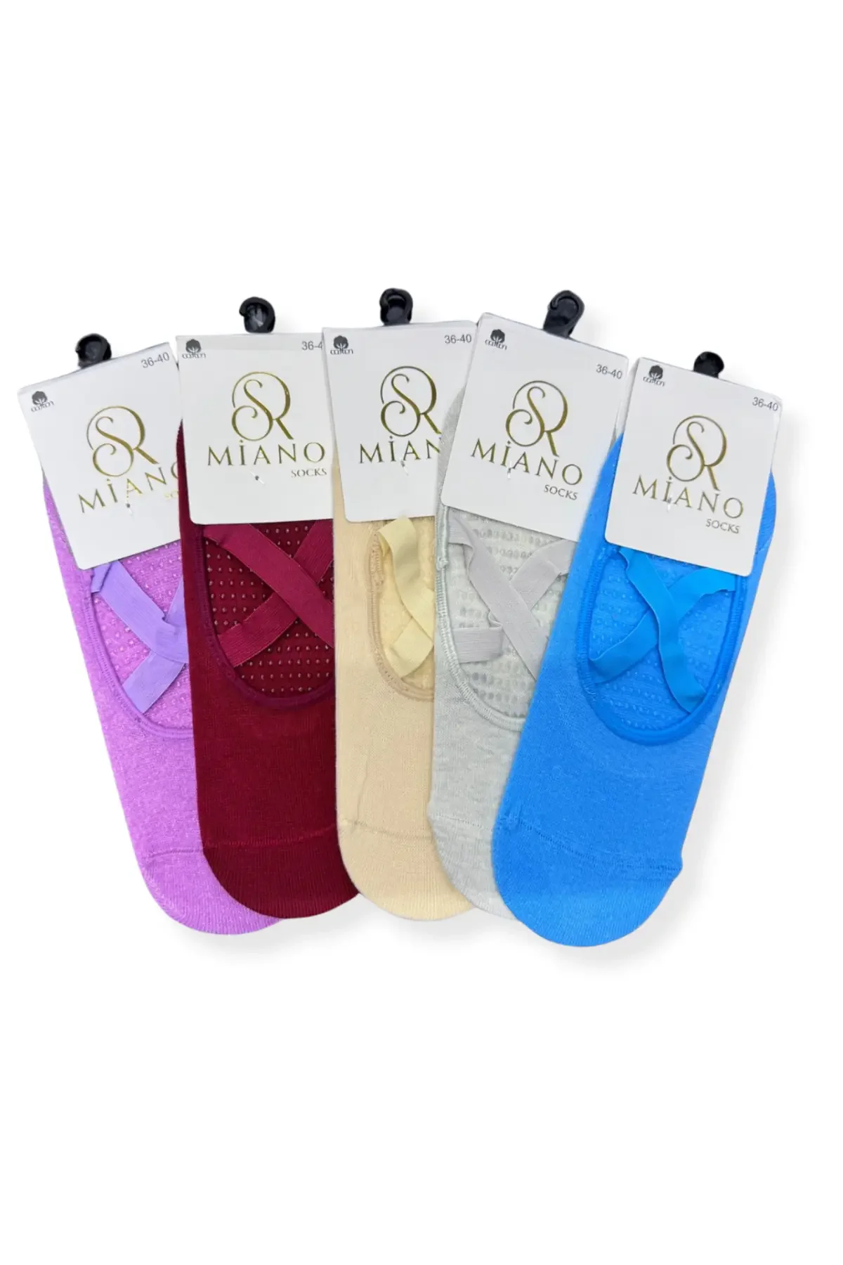 Miano Kadın Plates Babet 12li Karışık - 2