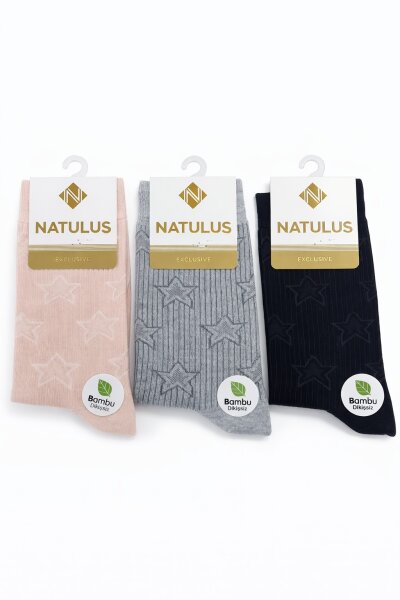 Natulus Kadın Çorap 12li Karışık - NATULUS