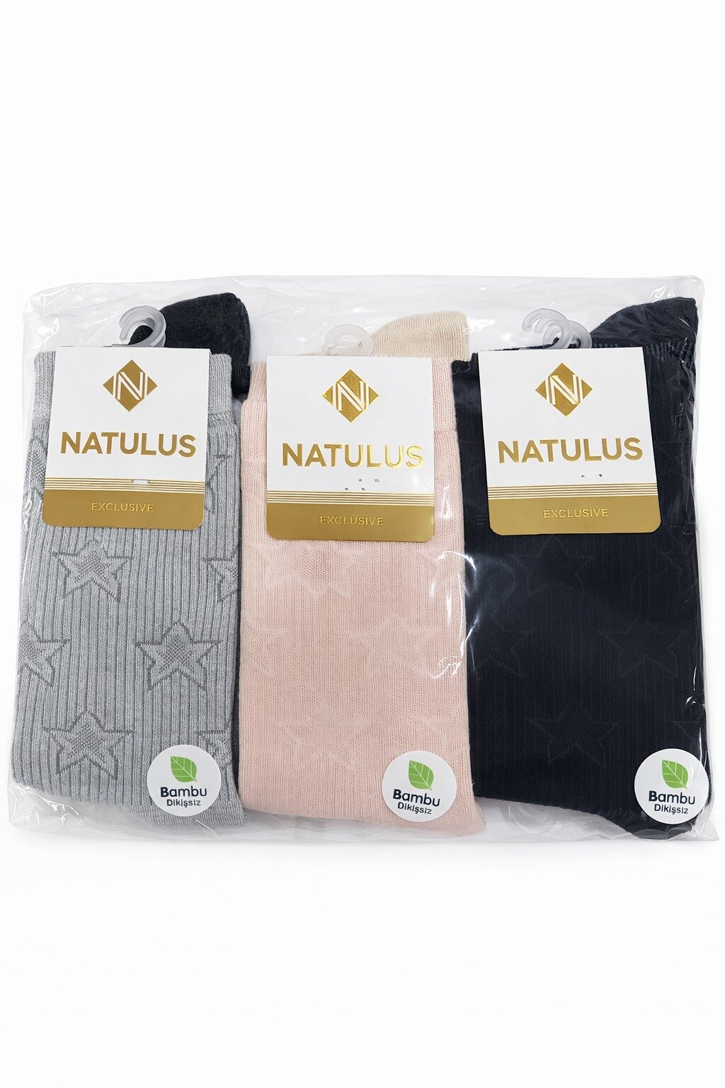 Natulus Kadın Çorap 12li Karışık - 2