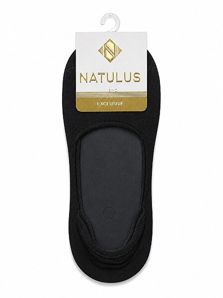 Natulus Kadın Exlusive Slikonlu Babet 12'li Siyah (1)