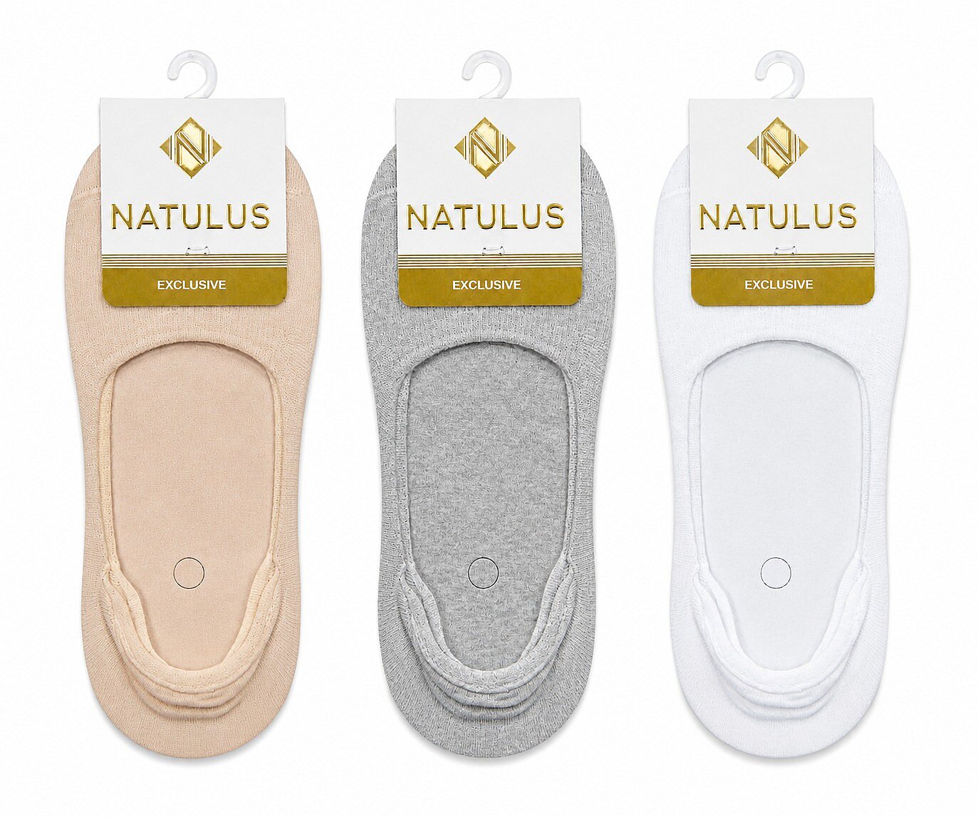 Natulus Kadın Exlusive Slikonlu Babet 12'li Karışık - 1