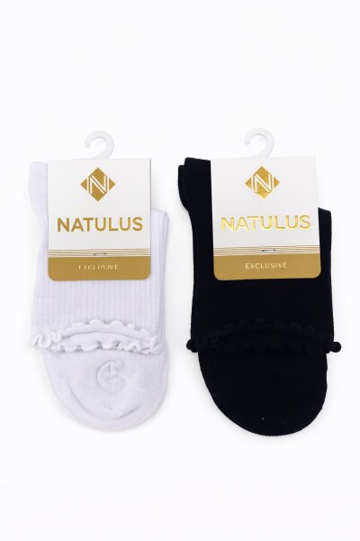 Natulus Kadın Konç Patik 12li Karışık - NATULUS