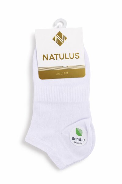 Natulus Kadın Patik 12li Beyaz - NATULUS