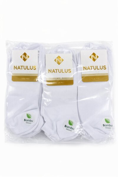 Natulus Kadın Patik 12li Beyaz - NATULUS (1)