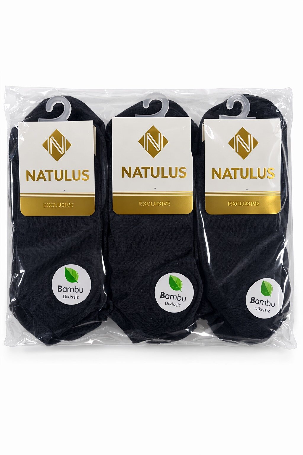 Natulus Kadın Patik 12li Siyah - 2