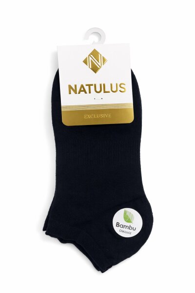 Natulus Kadın Patik 12li Siyah - NATULUS