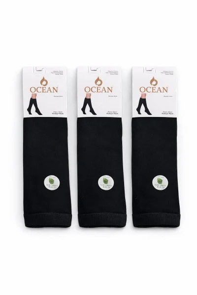 Ocean Kadın Dizaltı Bambu Çorap 12li - OCEAN (1)