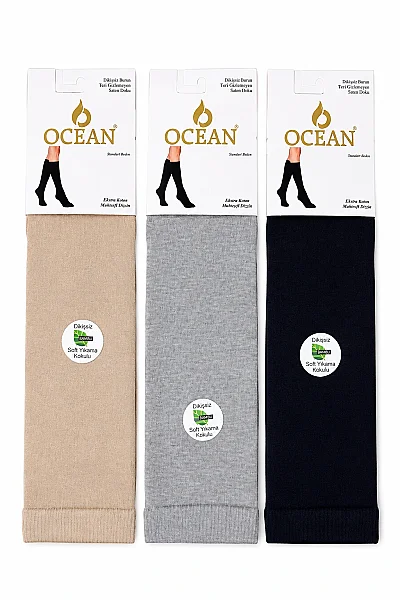 Ocean Kadın Dizaltı Bambu Çorap 12li - 5