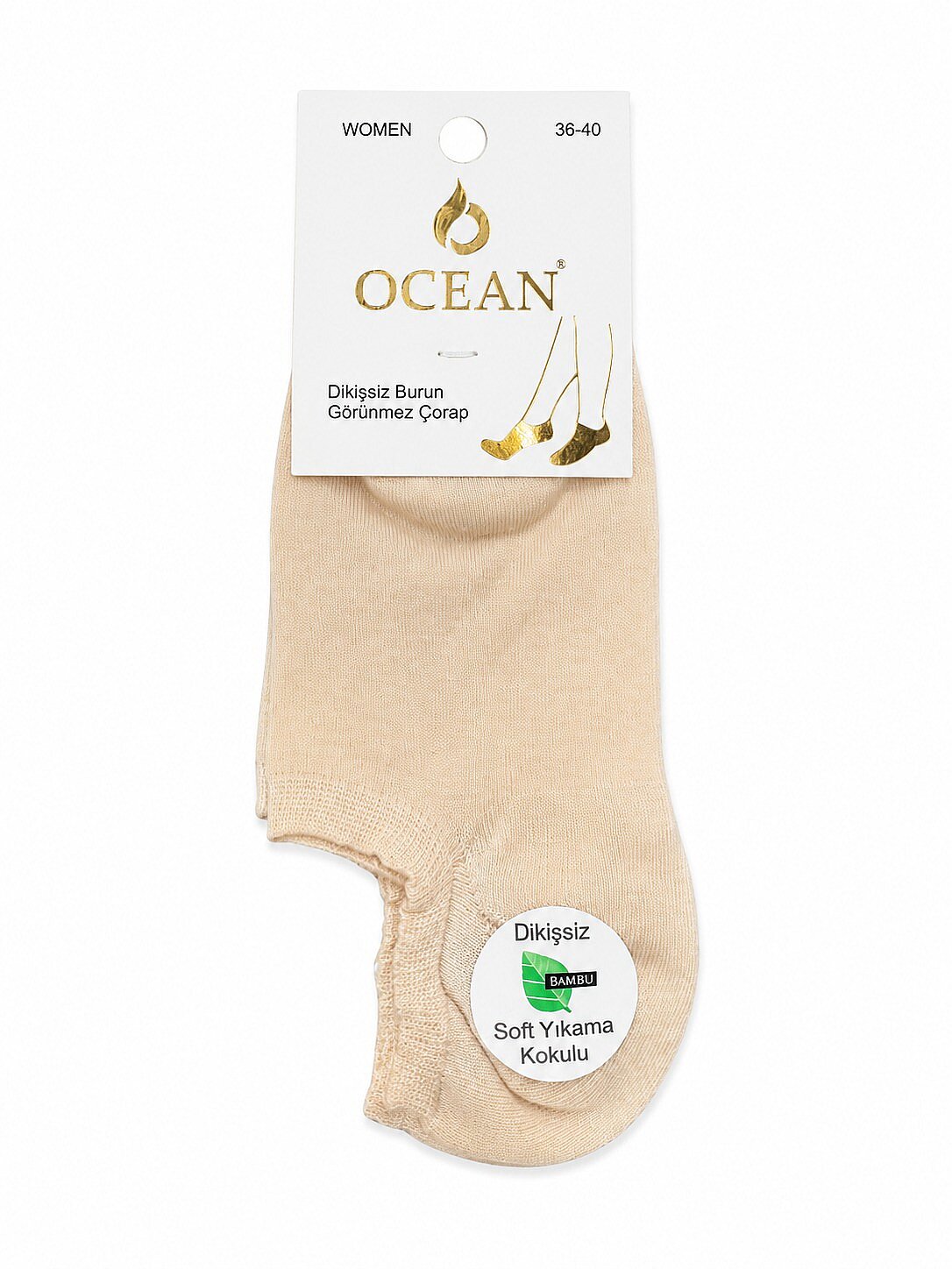 Ocean Kadın Sneakers Patik 12'li Ten - 1