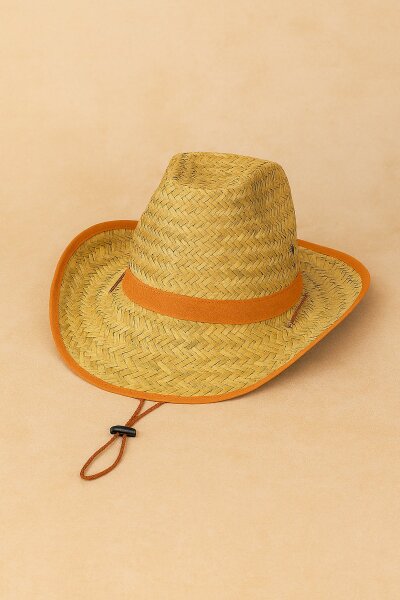 Orijinal Hasır Fötr Şapka - 