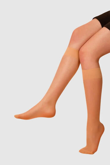 Özge Orta Kalın Muss Pantolon Çorap 12'li Paket Sahra - ÖZGE ÇORAP