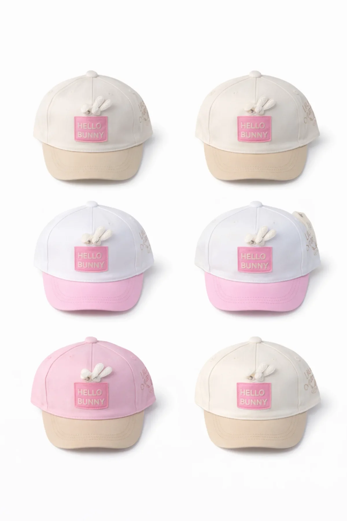 P-Y25000-01 Kitti 0-18 Kız Şapka 6'lı - 1