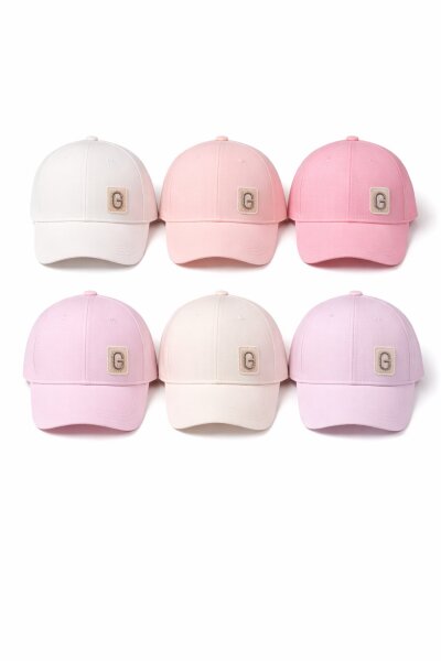 P-Y26140-02 Kitti 1-4 Etiketli Kız Şapka 6'lı - KİTTİ