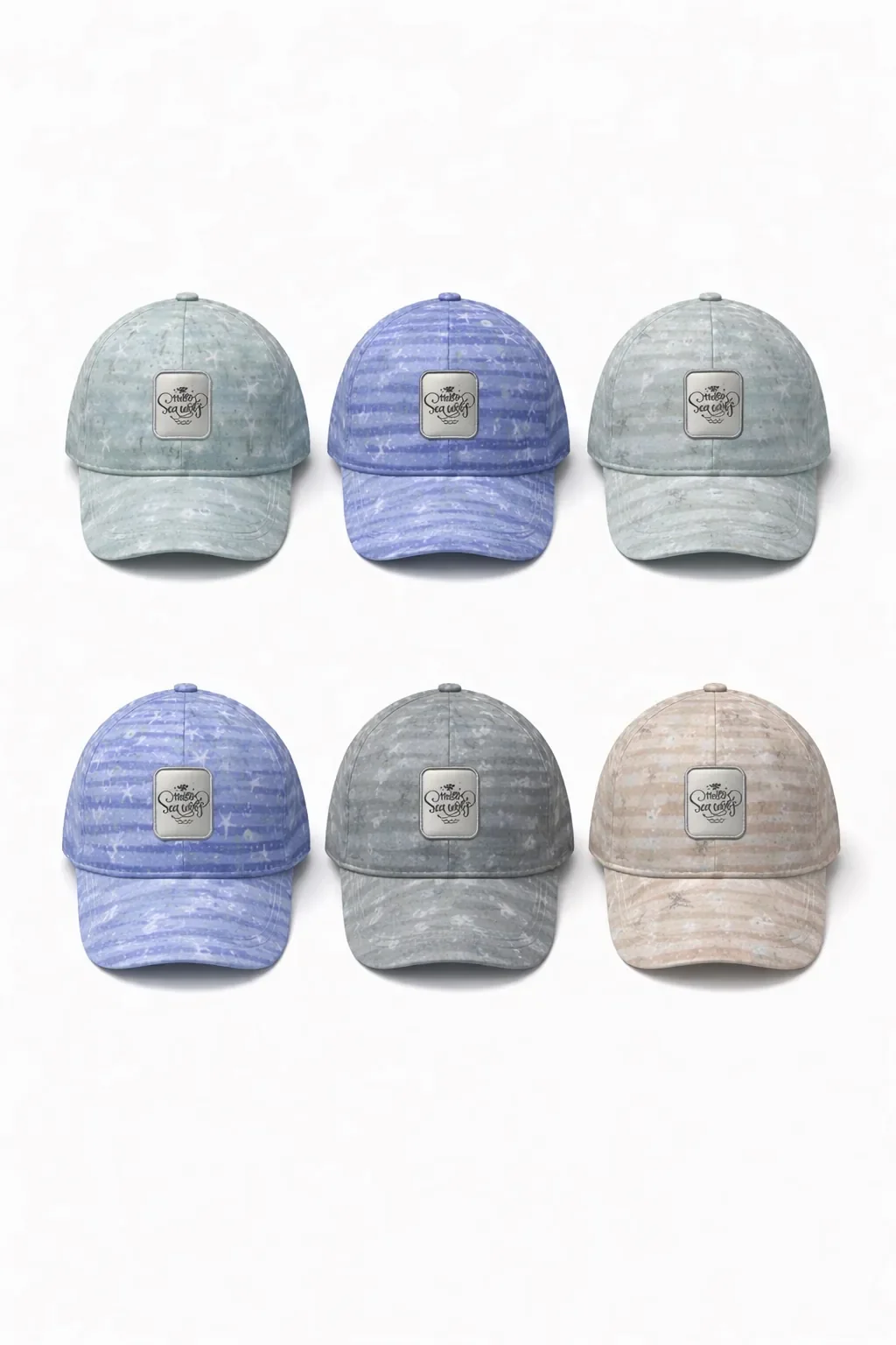 P-Y26150-04 Kitti 1-4 Deniz Temalı Erkek Şapka 6'lı - 1