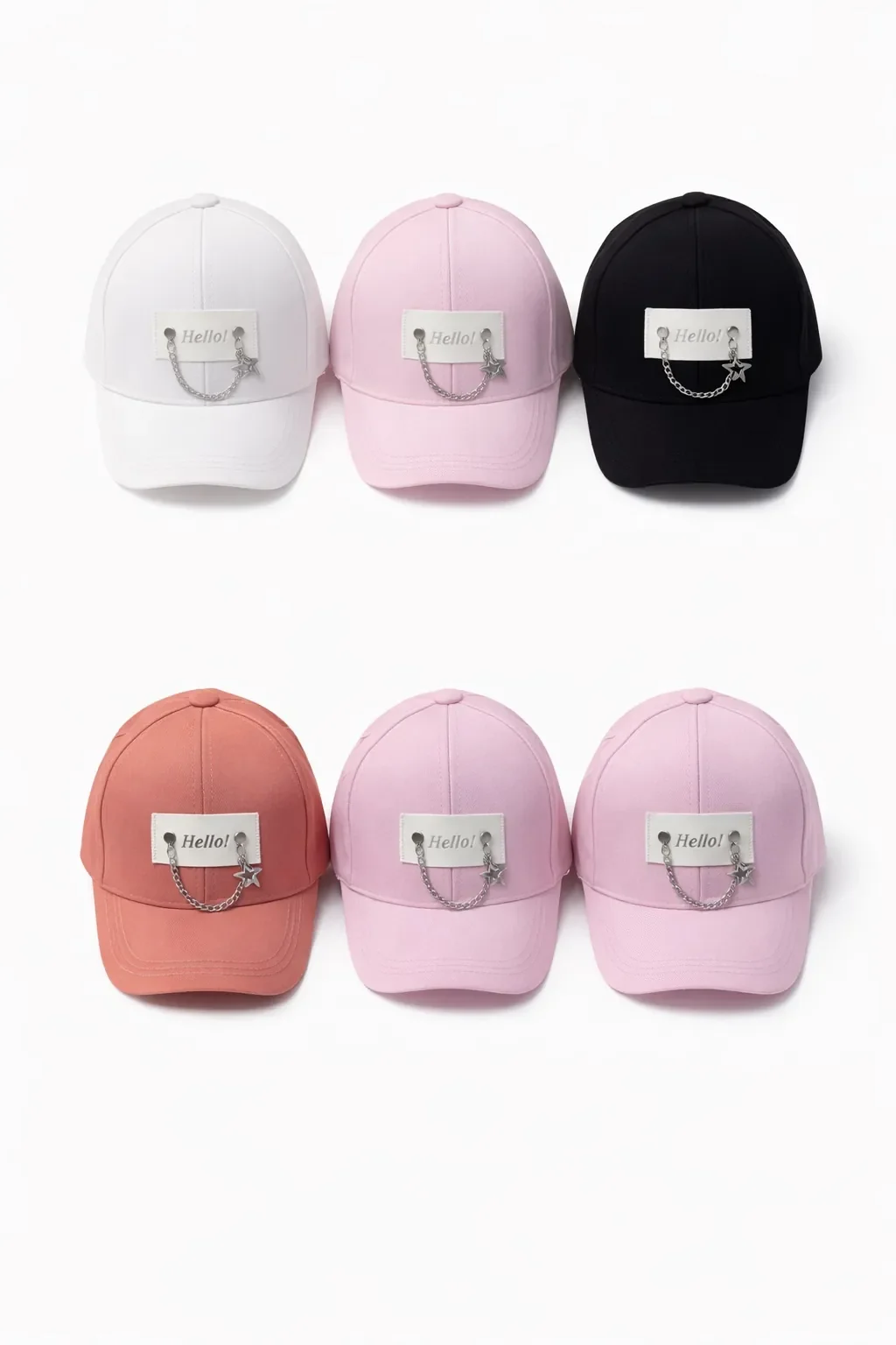 P-Y26300-03 Kitti 9-15 Zincirli Kız Şapka 6'lı - 1