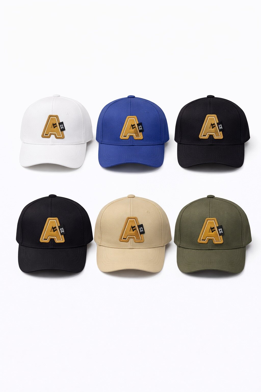 P-Y26380-01 Kitti 9-15 Deri Etiketli Erkek Şapka 6'lı - 1