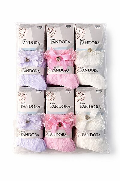 Pandora Aksesuarlı Külotlu Çorap 6lı - 4