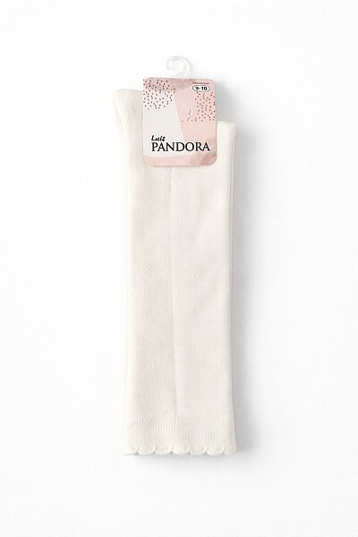 Pandora Düz Dizaltı Çorap 12li Ekru - PANDORA ÇORAP (1)