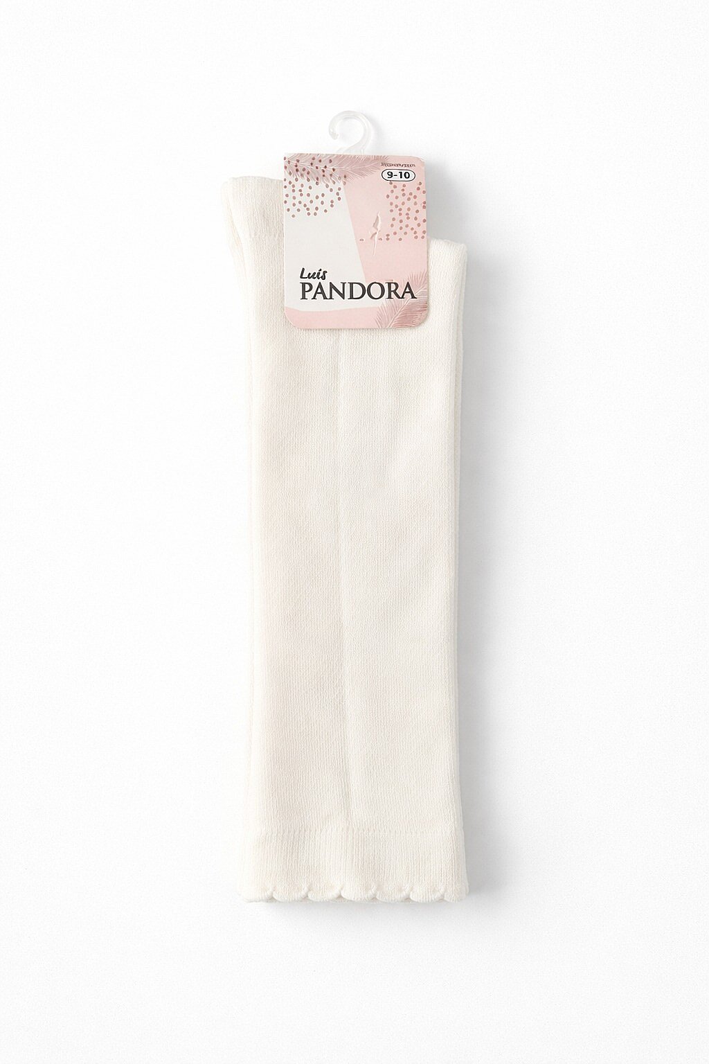 Pandora Düz Dizaltı Çorap 12li Ekru - 2