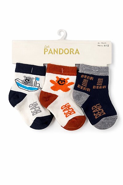 Pandora Erkek Bebe Çorap 12li - PANDORA ÇORAP