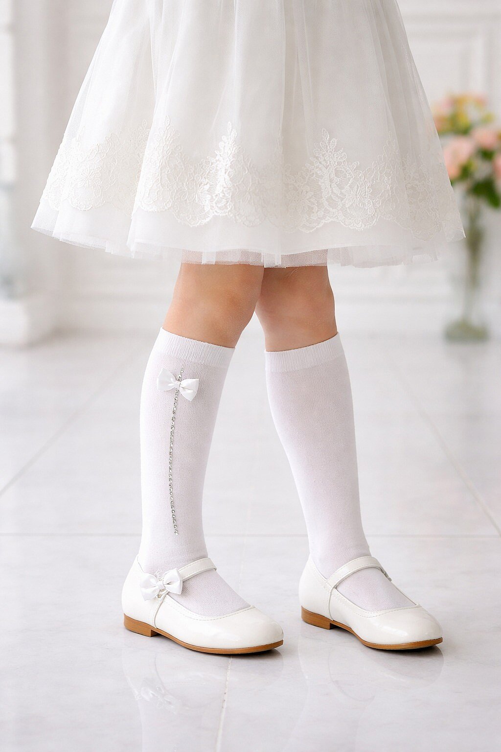 Pandora Taşlı Dizaltı Çorap 12li - 1