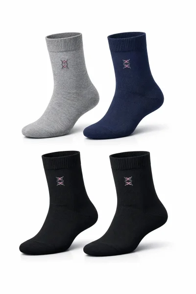 Patya Erkek Mevsimlik Çorap 12'li Karışık