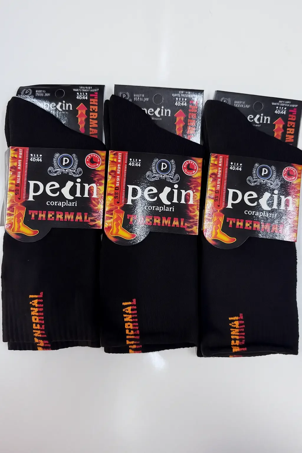 Pelin Erkek Termal Çorap 12li Siyah - 1