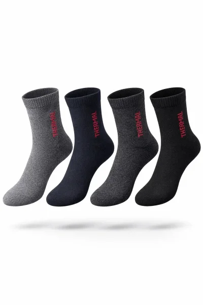 Pınar Erkek Çocuk Termal Çorap 12'li Karışık