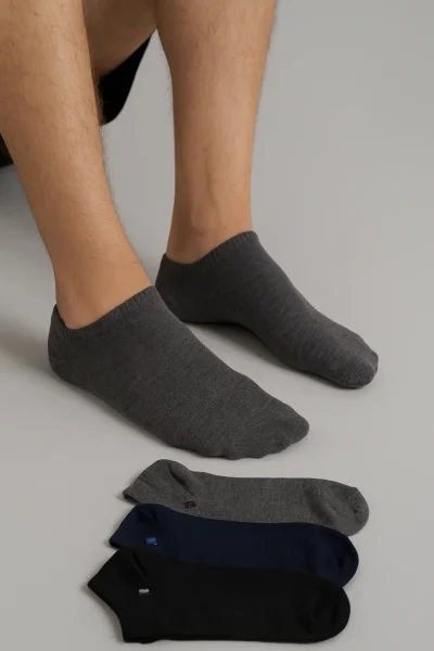 Pınar Erkek Likralı Patik 12'li Karışık