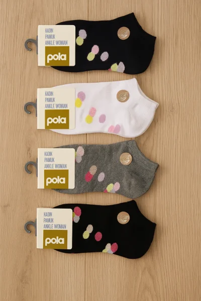 Pola Kadın Bambu Patik 12'li - 2