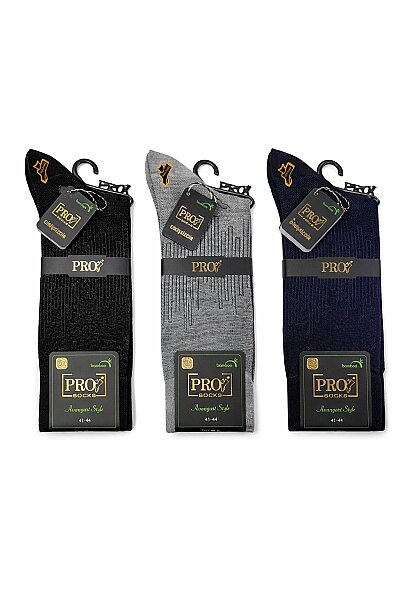 Pro Erkek Bambu Çorap 12'li - PRO ÇORAP