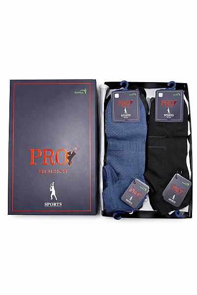 Pro Erkek Bambu Patik 12'li - PRO ÇORAP (1)