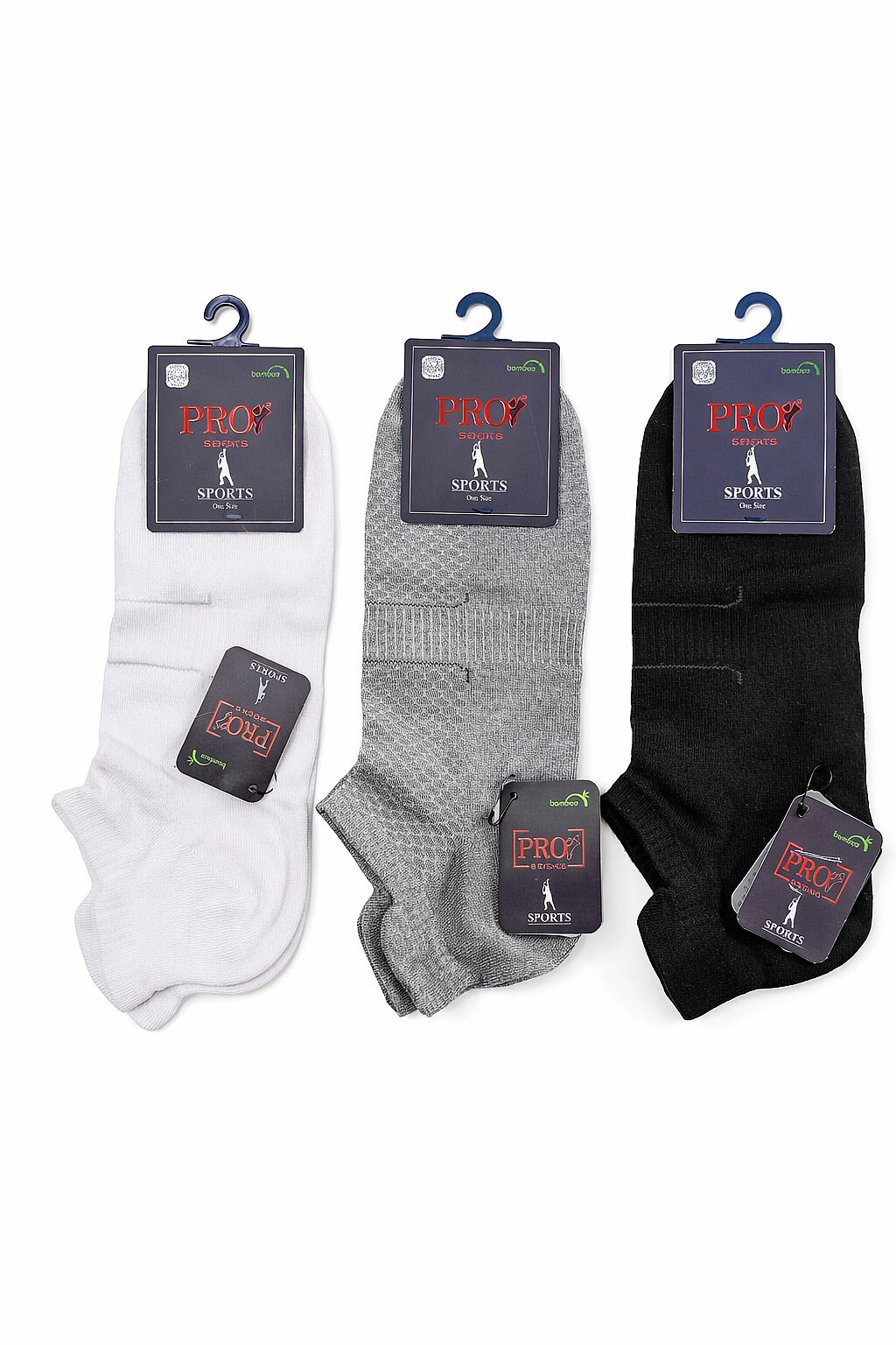 Pro Erkek Bambu Patik 12'li - 1