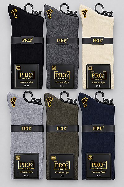 Pro Erkek Penye Çorap 39-41 12li