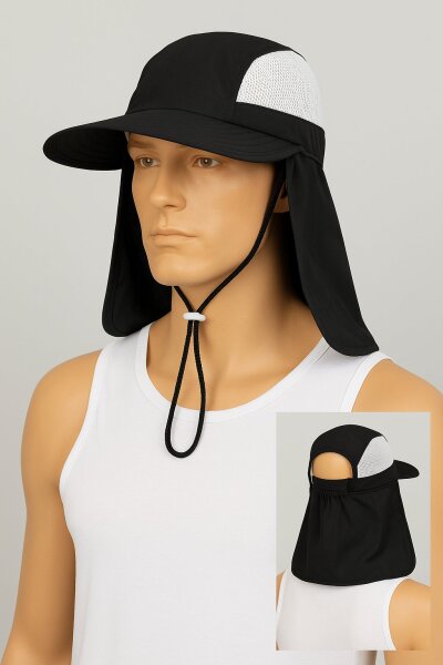 Siperli Ense Korumalı Şapka - PRAHAR