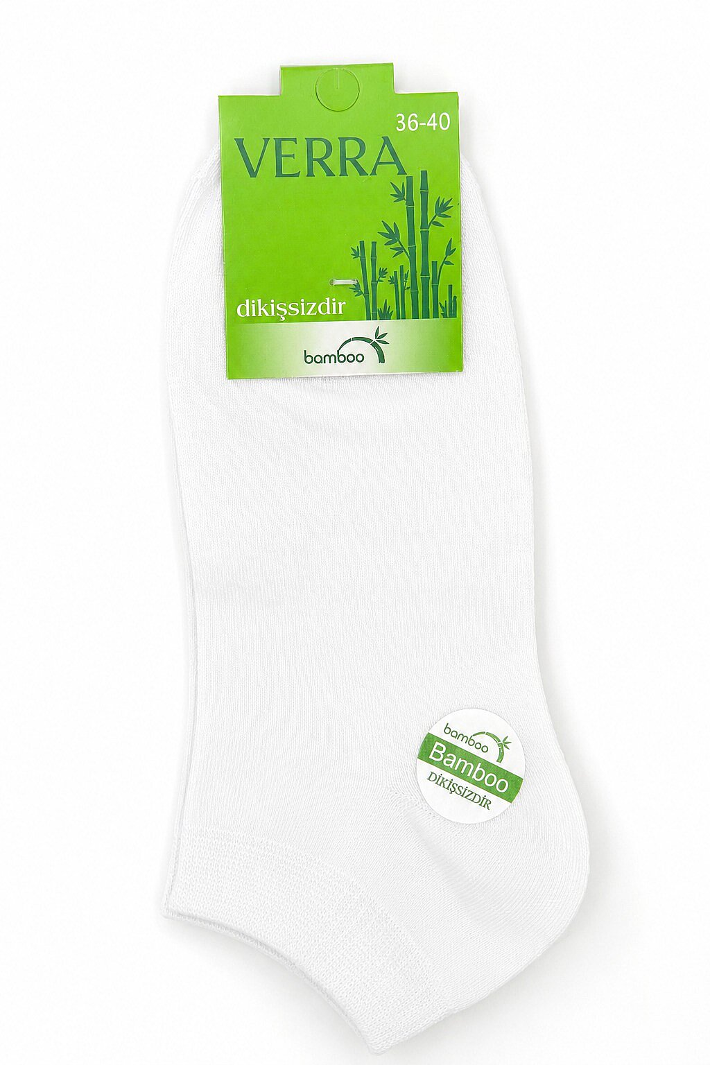 Verra Bayan Bambu Patik 12li Beyaz - 1