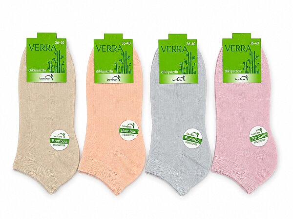 Verra Bayan Bambu Patik 12li Karışık - 3