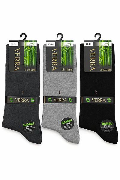 Verra Erkek Bambu Çorap 12li Karışık