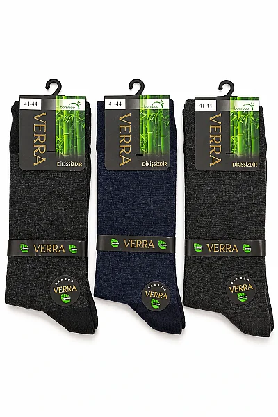 Verra Erkek Bambu Jakarlı Çorap 12li