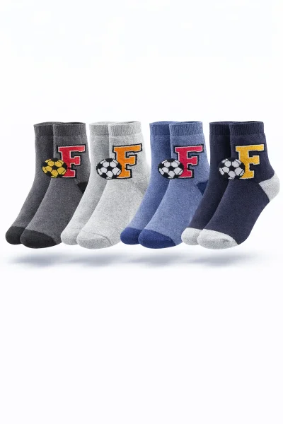 Vip Erkek Çocuk Havlu Çorap 12'li