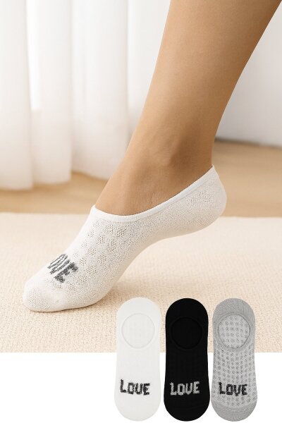 XGRİ POLO Kadın Desenli Babet 12'li - XGRİ POLO