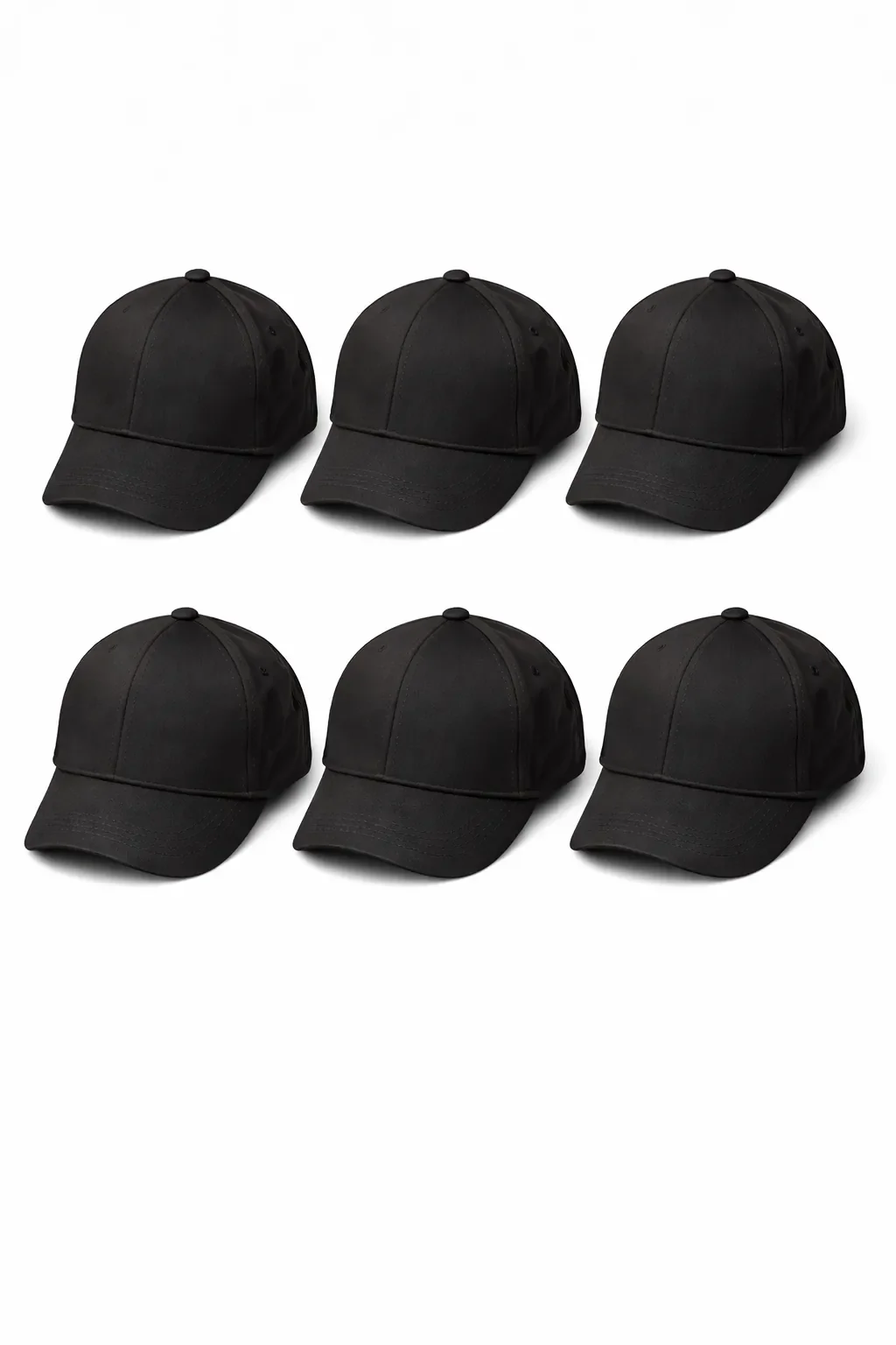 Y1042-001 Kitti 9-15 Garson Sade Şapka 6'lı Siyah - 2