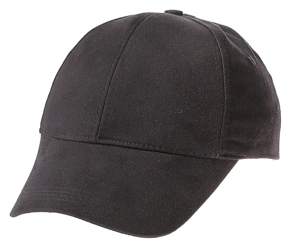 Y1051-001 Suyutti Gabardin Şapka 6lı Siyah