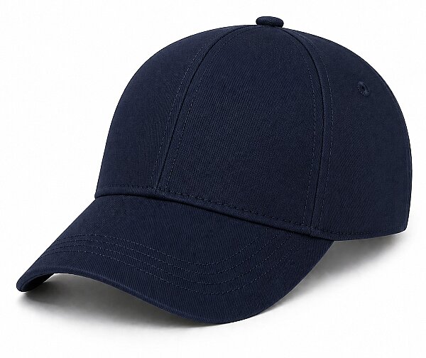 Y1051-025 Suyutti Gabardin Şapka 6lı Lacivert